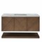 James Martin Vanities Marcello 48 in. Single Vanity, Chestnut w/ 3 CM Victorian Silver Silestone Top D200-V48-CSN-3VSL - alternate 1