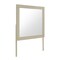 Homeroots 35" Natural Wood Square Frame Mounted Dresser Mirror 643692 - alternate 5