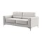 Homeroots 76" Light Gray Polyester Blend Sofa And Toss Pillow With Gray Legs 559218 - alternate 3