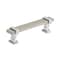 Amerock Overton 3-3/4 in 96 mm Center-to-Center Satin Nickel/Polished Chrome Cabinet Pull BP36681G1026 - alternate 1