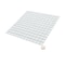 Apollo Tile Dune 12 in. x 12 in. Glossy Rice White Glass Mosaic Wall and Floor Tile 20 sq. ft./case, 20PK APLSA88WH102A - alternate 2