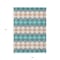 Homeroots 9' X 12' Teal Blue Gray And Copper Geometric Washable Indoor Outdoor Area Rug 597930 - alternate 6
