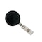 Sicurix Heavy Duty Round ID Badge Reel with Belt Clip, Black, 3PK 68814 - alternate 5