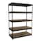 Hirsh Boltless Shelving Unit, 24 in D x 48 in W x 72 in H, 5 Shelves, Steel 19453 - alternate 1