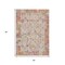 Homeroots 5' X 8' Pink And Ivory Patchwork Washable Indoor Outdoor Area Rug 631432 - alternate 5