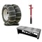 Mytee Products Truck Tire Chain Kit (2Pc)22.5inDual Snow Chain, 14inChain Wrench, 24inChain Hanger TC225VD-Bud-T-Bar-LTCC-KIT - alternate 1