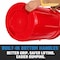 Magnum Tool 44 Gallon Trash Can, High-Vis Red, Construction Grade, Heavy Duty Plastic, 2PK CMTC-C000-44R02 - alternate 6