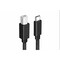 Sanoxy USB-C to USB-B Printer Cable Braided Nylon 6ft Black USB2-TYPEC-Prnt-6ft - alternate 4