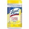 Lysol Professional Disinfecting Wipe Bucket Refill, 1-Ply, 6 x 8, Lemon and Lime Blossom, White, 800 Wipes, PK2 19200-99857 - alternate 1