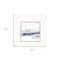 Homeroots Set Of Three Shoreline Blues I Framed Art Silver Picture Frame Print Wall Art, 3PK 416423 - alternate 4