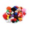 Charles Leonard Pom Poms Assorted Sizes & Colors, 1 Pound 69700 - alternate 1