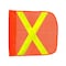 Safetywhips Warning Whip Flag, Orange Mesh, Yellow Reflective X, 11.5 Length Flag11-O-XY - alternate 1