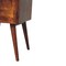 Homeroots 23" Brown Solid Wood Two Drawer Nightstand 651564 - alternate 13