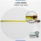 Fab Glass And Mirror 28in Round Ultra Clear Glass Table Top, Beveled Edge, Low Iron Extra Clear Tempered Glass 1/ LI-28RT12THBE - alternate 6