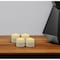 Homeroots Set of Four Ivory Flameless Tealight Candle, 4PK 485148 - alternate 4