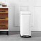Happimess Betty Retro 8-Gallon Step-Open Trash Can, Cotton White HPM1007A - alternate 7