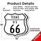 Signmission Texas Route Marker Shield Sign Us 66, 12 inch X 12 inch, Plastic Sign, 2PK SHI-P-2PACK-12-466 - alternate 5