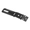 Prime-Line Door and Gate Double Safety Hasp Hinge Latch with Fixed Staple 3-1/2 inch with Screws Matte Black U 117138 - alternate 5
