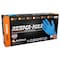 Sas Safety Derma-Max, Disposable Gloves, 8 Mil Palm, Nitrile, Powder-Free, L, Blue SA6608-40 - alternate 5