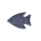 Homeroots 8in Blue Angel Fish Cast Iron Vanity Tray Tray 483176 - alternate 1