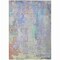 Homeroots 5' X 8' Purple Abstract Washable Indoor Outdoor Area Rug 607747 - alternate 1