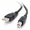 C2G 3.3ft (1m) USB 2.0 A/B Cable - Black CG28101 - alternate 1