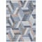 Homeroots 10' X 14' Blue Geometric Washable Indoor Outdoor Area Rug 608051 - alternate 7