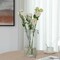 Uniquewise 12-Inch Square Frosted Clear Glass Table Vase - A Timeless Centerpiece for Dining Tables,  QI004738.CR.L - alternate 6