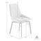 Armen Living Susie Swivel Upholstered Dining Chair in Gray Fabric with Black Metal Legs - Set of 2 LCSUSIGRYBLK - alternate 7