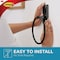 Command Bath Matte Black Adhesive Towel Ring 2 Strips BATH52-MB-ESF - alternate 6