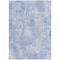 Homeroots 9' X 12' Sky Blue Denim Blue And Ivory Abstract Washable Indoor Outdoor Area Rug 583176 - alternate 8