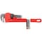 Performance Tool Performance Tool 1-1/2 in. Pipe Wrench 10 in. L Orange 1 pc W1133-10B - alternate 7