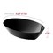 Smarty Had A Party 2 qt. Black Oval Plastic Serving Bowls (24 Bowls), 24PK 6902-CASE - alternate 6