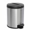 Happimess Oscar Round 8-Gallon Step-Open Trash Can with FREE Mini Trash Can, Platinum Silver HPM1003B - alternate 5
