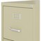 Lorell Fortress Series 3-Drawer Vertical File Cabinet, 15" x 22" x 40.2", Putty LLR42296 - alternate 2
