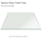 Fab Glass And Mirror Beveled Tempered Radius Corners Table, 42in x 1/2in, Glass, Wall Mirror 42SQR12THBEAN - alternate 7