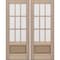 Doornmore G7509, 66.5" x 82" ( 2x32" Door) Left Hand, Mahogany SDL 9 Lite, 3/4 Lite Exterior Door G7509-SW-3280_2_LI - alternate 8