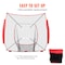 Vevor 7x7 ft Baseball Practice Net Hitting Batting Training Strike Zone Net Only YC-SS-BN007 - alternate 6