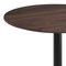 Flash Furniture 31.25" Round Tabletop, Seamless Surface Technology, Dark Brown with 22x22 Black Bar Height X-Base ST-RD31-WBR-T2222B-GG - alternate 6