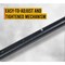 Mytee Products 2Pk 40in-70in Telescopic Load Lock Cargo Bars w/ Pad for Tie-Down, Pickup Truck, 2PK CargoBar-TELx2 - alternate 5