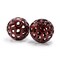 Homeroots Set of Two Red Aluminum Hand Painted Decorative Orbs, 2PK 722455 - alternate 2