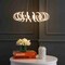 Jonathan Y Cursive 24" Adjustable Spiral Integrated LED Metal Chandelier Ceiling Light, Coffee JYL7208A - alternate 7