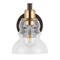 Jonathan Y Manhattan Vintage 6.5" 1-Light Metal/Glass Industrial Rustic LED Vanity, Brass Gold/Oil Rubbed Bronze JYL3544A - alternate 9