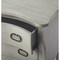 Homeroots 34" Gray Solid Wood Two Drawer Chest 389783 - alternate 6