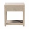 Bali & Pari Nata Bohemian Woven Natural Grasscloth 1-Drawer Nightstand 254-14032-ZORO - alternate 4