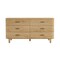 Manhattan Comfort Solara 68 in Solid Wood Dresser in Natural Oak (6-Drawer) DR1789-1 - alternate 7