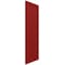 Ekena Millwork True Fit PVC Single Panel Herringbone Modern Style Fixed Mount Shutters, Fire Red, 18W x 68H, PR TFP001HB18X068BR - alternate 5