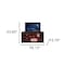 Homeroots 55in Black Manufactured Wood Open Shelving TV Stand With Bookcase 480467 - alternate 3