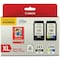 Canon PG-245 / CL-246 Original Extra Large Yield Inkjet Ink Cartridge - Combo Pack - Multicolor - Inkjet PG245XLCL246 - alternate 1