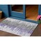 Homeroots 3' X 5' Purple Ivory And Charcoal Abstract Washable Indoor Outdoor Area Rug 582398 - alternate 1